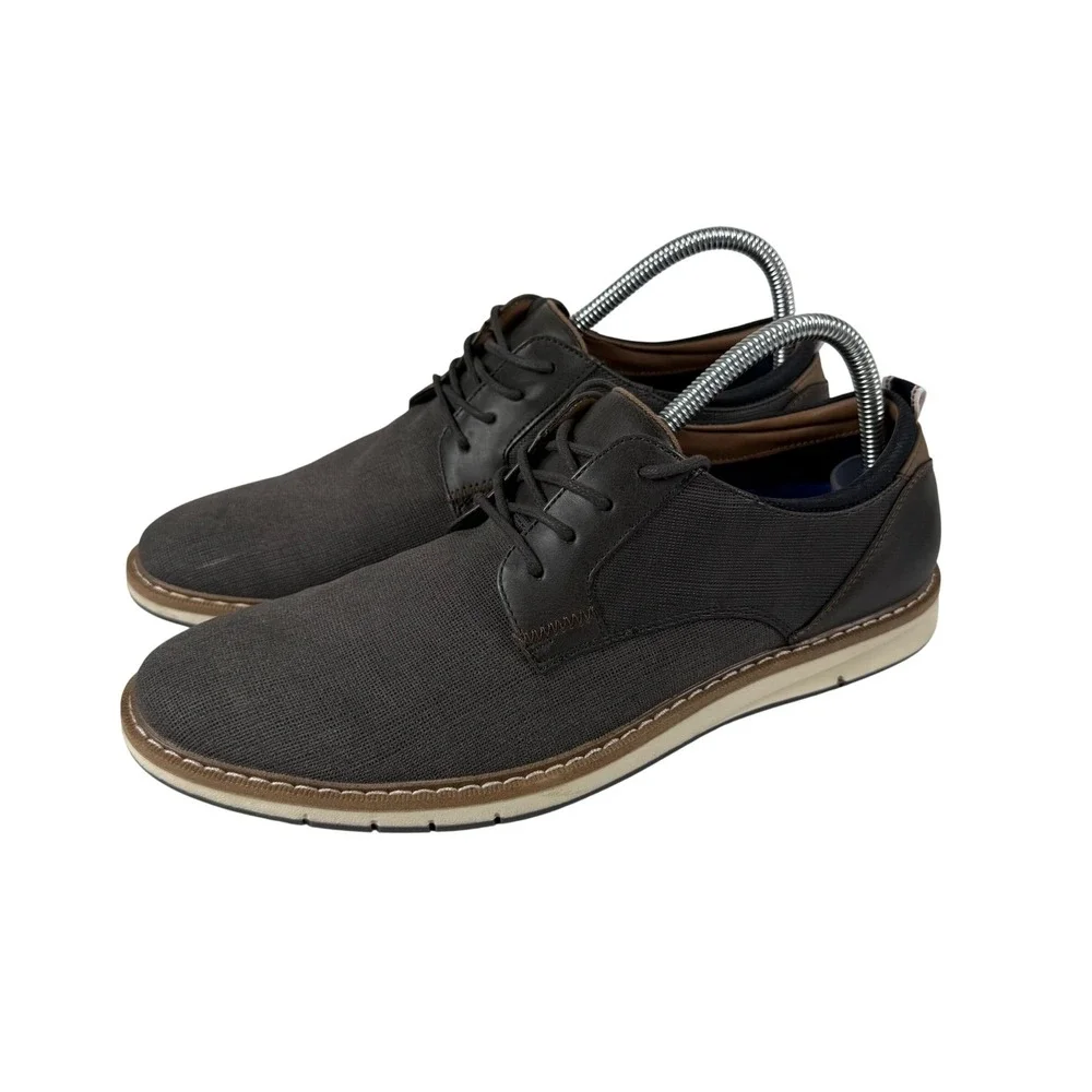Sonoma‎ Mens 9 Korey Grey Hybrid Oxford Dress Sneakers Charcoal Business Casual